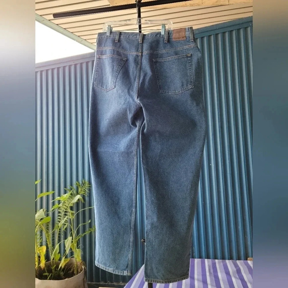 Calvin Klein  Jeans Men's Easy Fit Size 40 Blue Denim - Picture 8 of 11